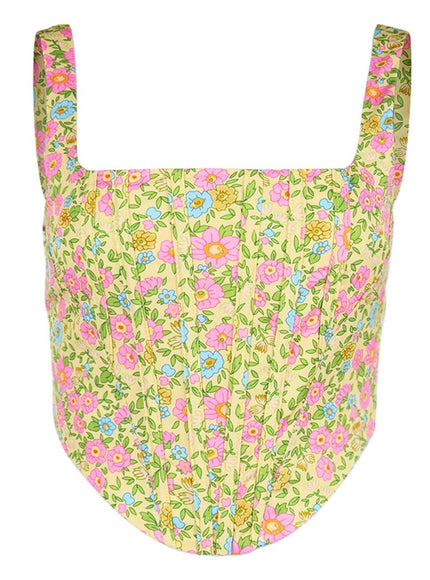 Remy Floral Corset Top - Fashion Pov