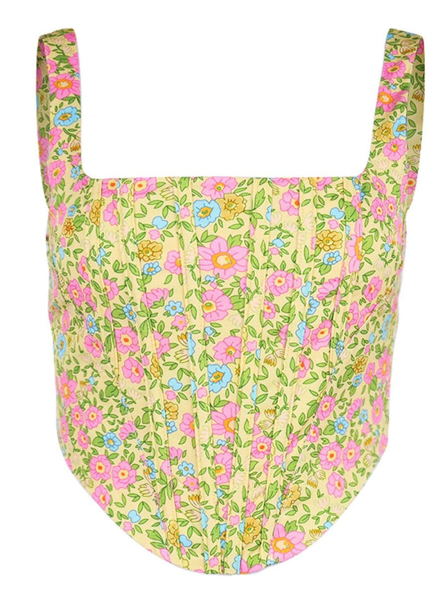 Remy Floral Corset Top - Fashion Pov