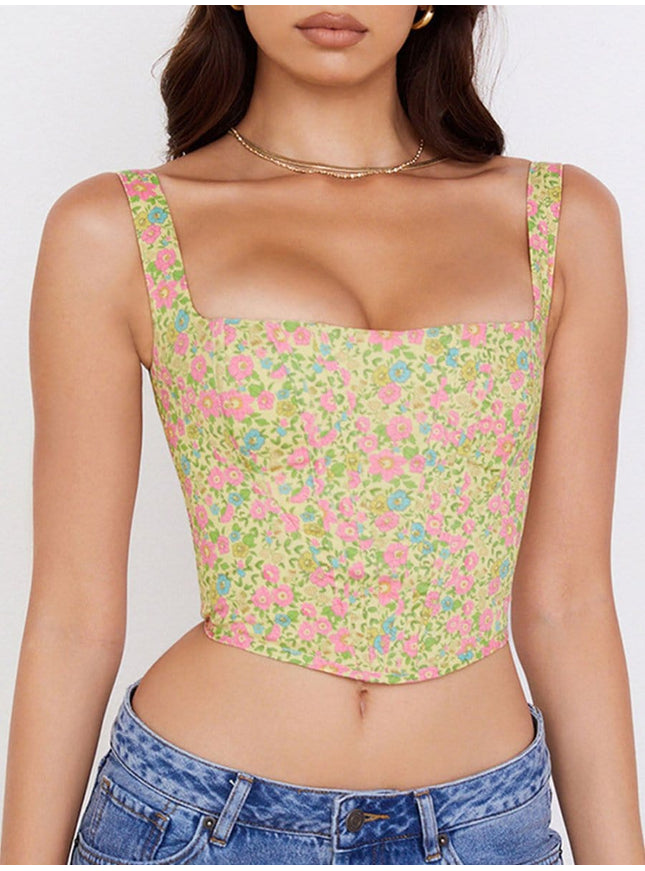 Remy Floral Corset Top - Fashion Pov