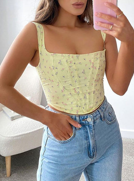 Remy Floral Corset Top - Fashion Pov