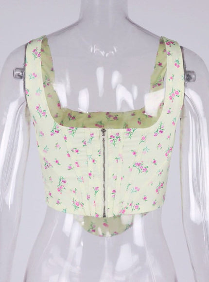 Remy Floral Corset Top - Fashion Pov