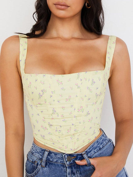 Remy Floral Corset Top - Fashion Pov