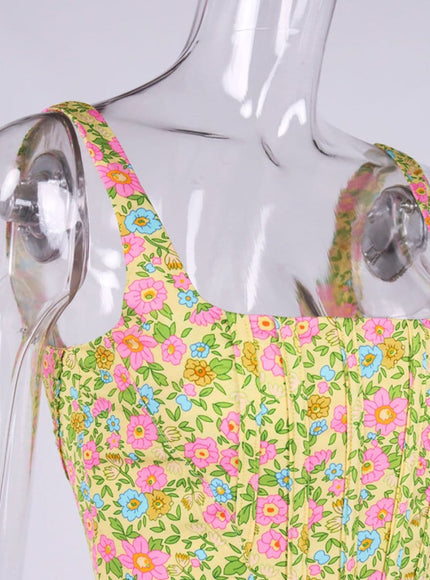 Remy Floral Corset Top - Fashion Pov