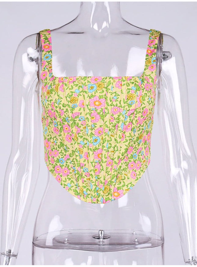 Remy Floral Corset Top - Fashion Pov