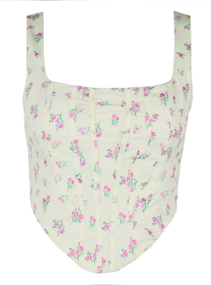 Remy Floral Corset Top - Fashion Pov