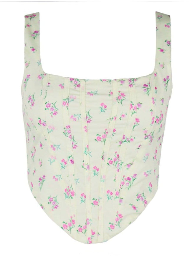 Remy Floral Corset Top - Fashion Pov