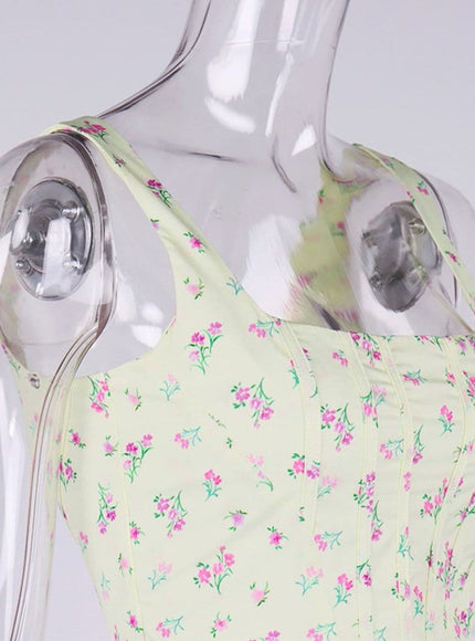 Remy Floral Corset Top - Fashion Pov