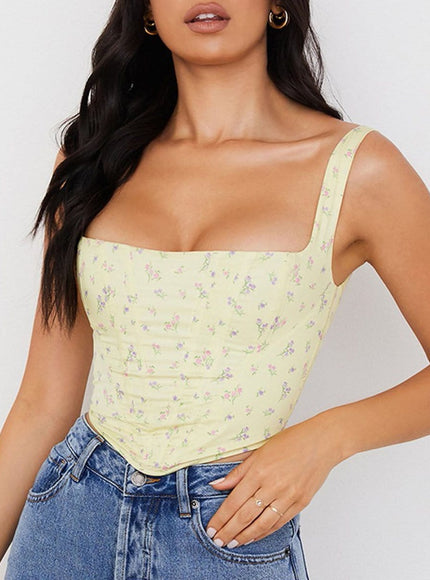 Remy Floral Corset Top - Fashion Pov