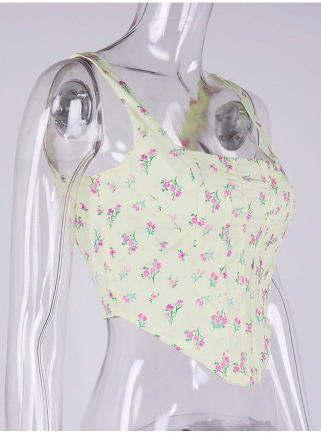 Remy Floral Corset Top - Fashion Pov