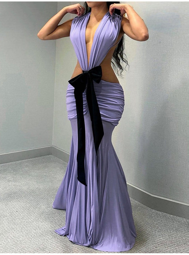 Reyna Backless Bodycon Maxi Dress - Fashion Pov
