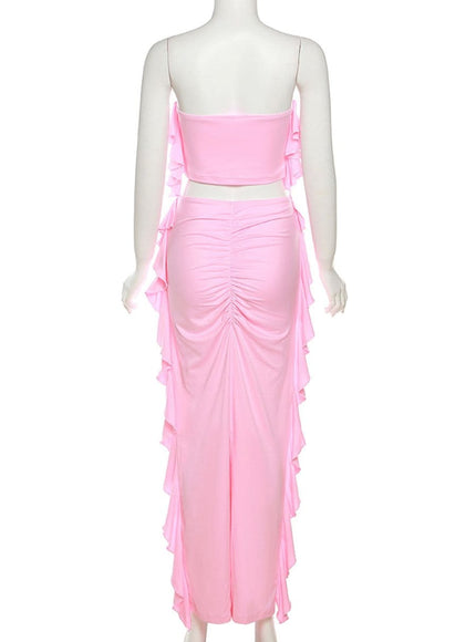 Rowan Top & Bodycon Knit Maxi Skirt - Fashion Pov