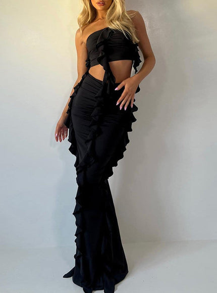 Rowan Top & Bodycon Knit Maxi Skirt - Fashion Pov