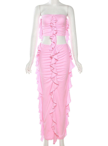 Rowan Top & Bodycon Knit Maxi Skirt - Fashion Pov