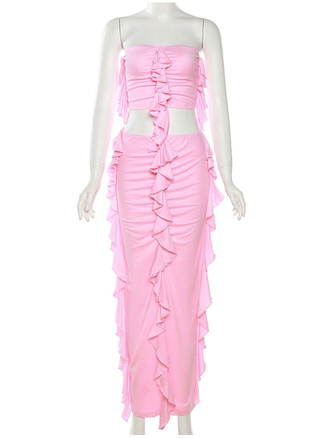 Rowan Top & Bodycon Knit Maxi Skirt - Fashion Pov
