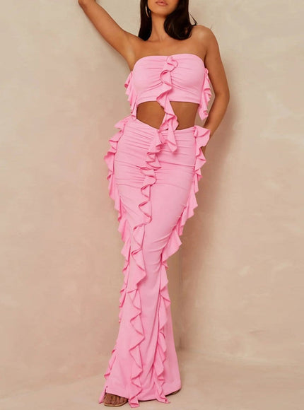 Rowan Top & Bodycon Knit Maxi Skirt - Fashion Pov