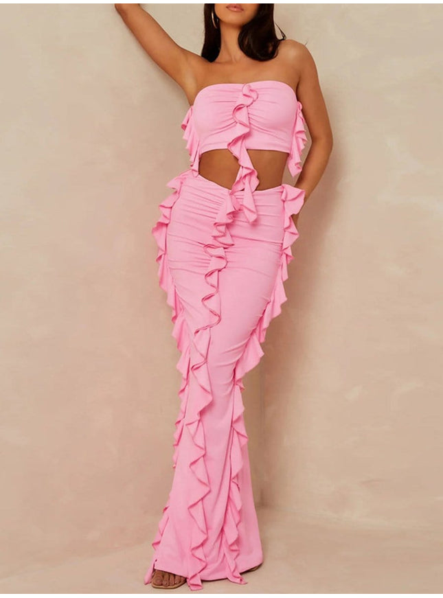 Rowan Top & Bodycon Knit Maxi Skirt - Fashion Pov