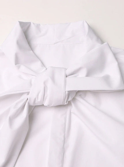 Rowen Shirt In White - Fashion Pov