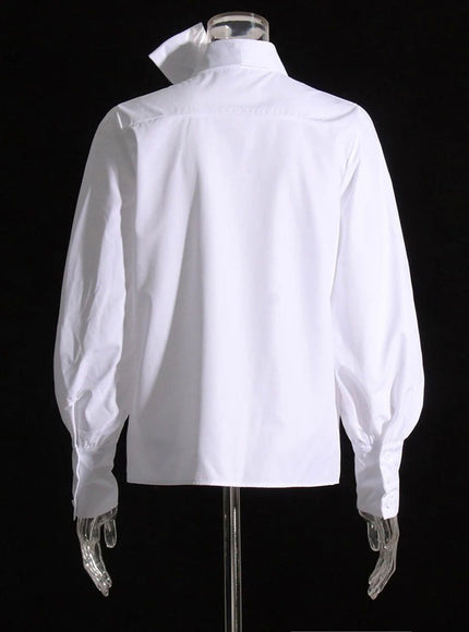 Rowen Shirt In White - Fashion Pov