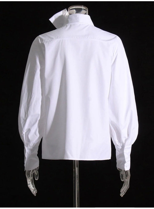 Rowen Shirt In White - Fashion Pov