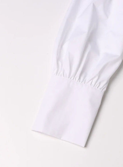Rowen Shirt In White - Fashion Pov