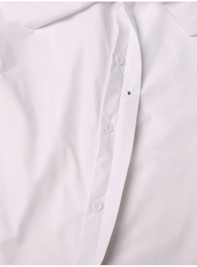 Rowen Shirt In White - Fashion Pov