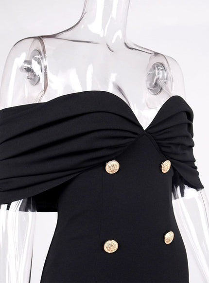 Ryder Off Shoulder Mini Dress - Fashion Pov