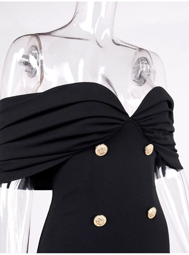Ryder Off Shoulder Mini Dress - Fashion Pov