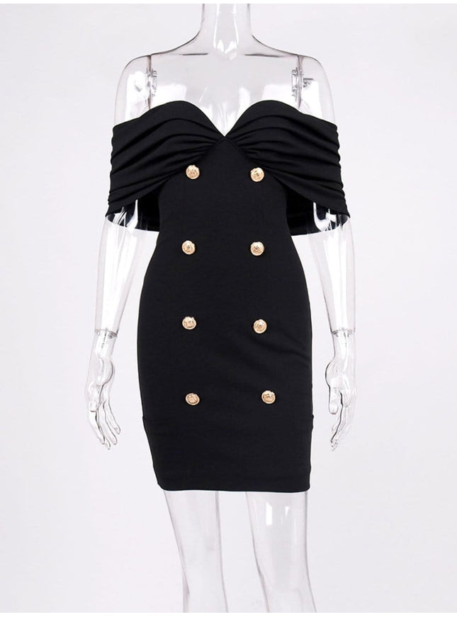 Ryder Off Shoulder Mini Dress - Fashion Pov