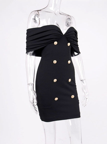 Ryder Off Shoulder Mini Dress - Fashion Pov