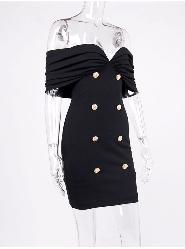 Ryder Off Shoulder Mini Dress - Fashion Pov