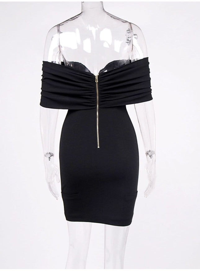 Ryder Off Shoulder Mini Dress - Fashion Pov
