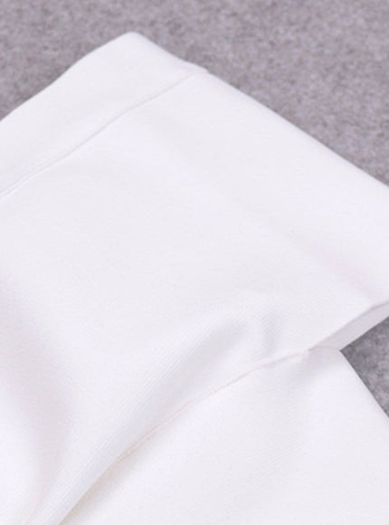 Sadie Off Shoulder Bodycon Midi Dress - Fashion Pov