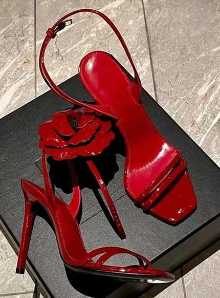 Sage Ankle Strap Stiletto Heel - Fashion Pov