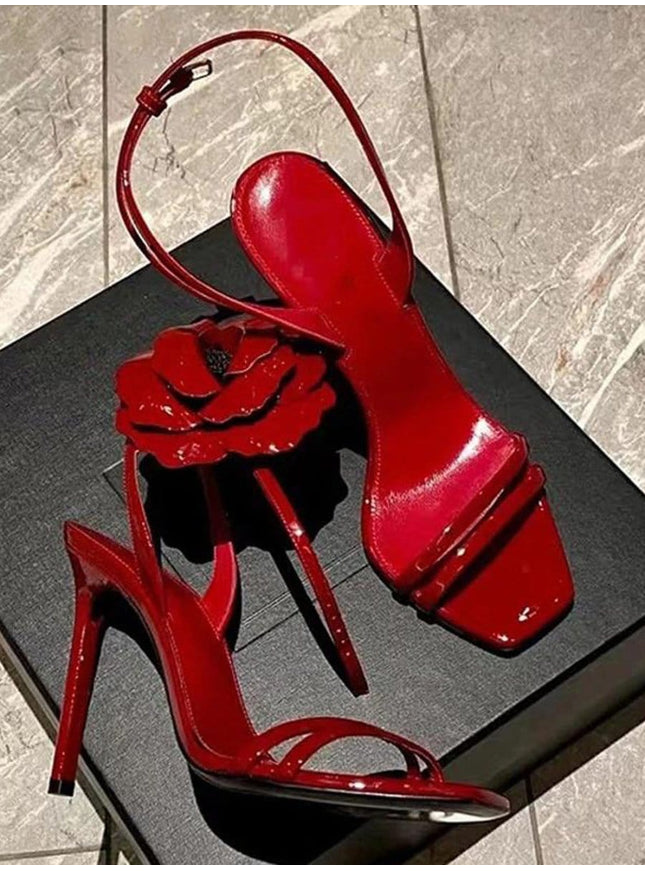 Sage Ankle Strap Stiletto Heel - Fashion Pov