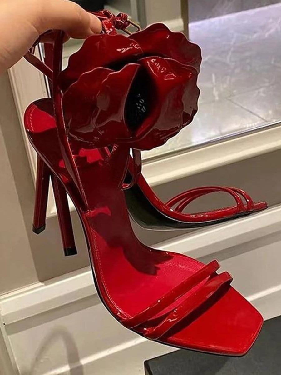 Sage Ankle Strap Stiletto Heel - Fashion Pov