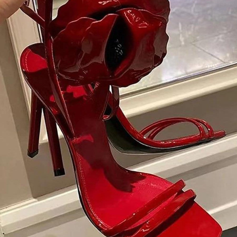 Sage Ankle Strap Stiletto Heel - Fashion Pov