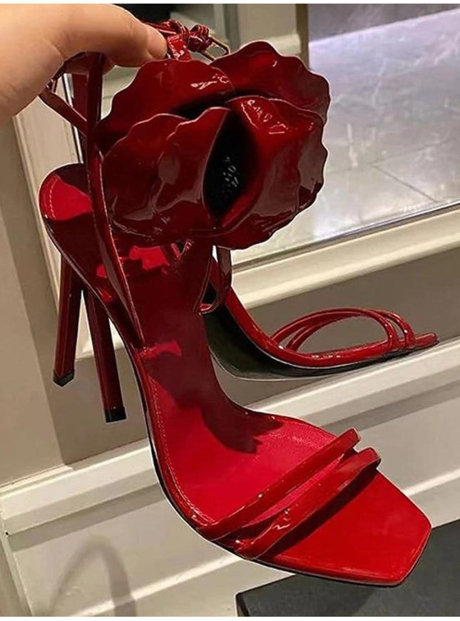 Sage Ankle Strap Stiletto Heel - Fashion Pov