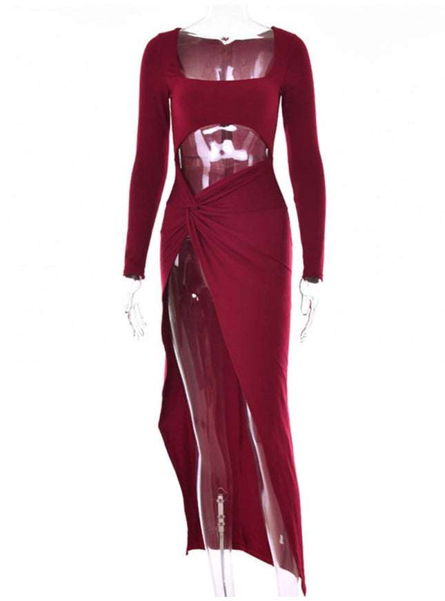 Scott Hollow Out Maxi Dress - Fashion Pov