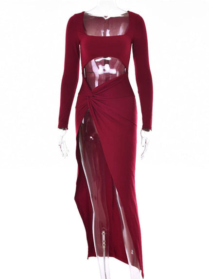 Scott Hollow Out Maxi Dress - Fashion Pov