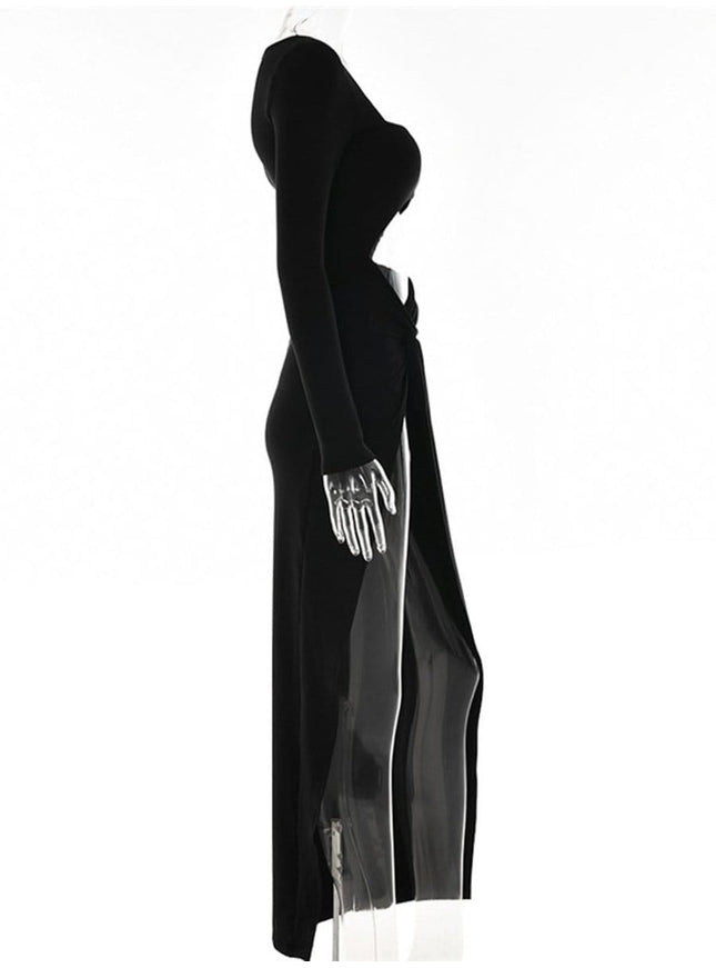 Scott Hollow Out Maxi Dress - Fashion Pov