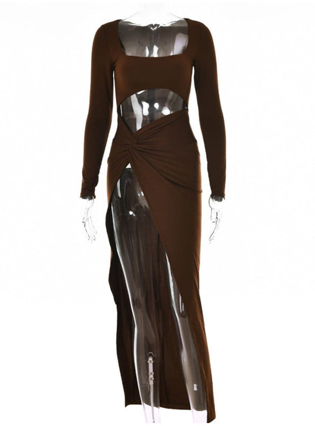 Scott Hollow Out Maxi Dress - Fashion Pov