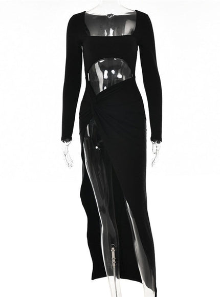 Scott Hollow Out Maxi Dress - Fashion Pov