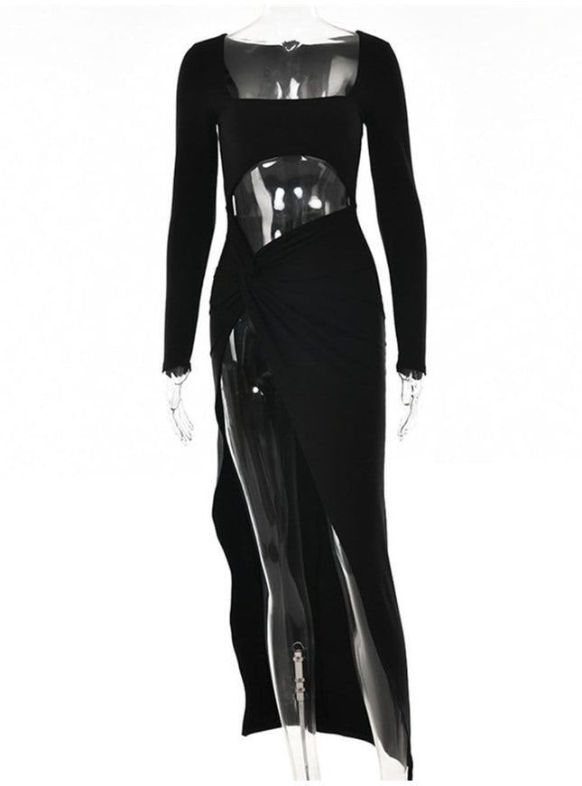 Scott Hollow Out Maxi Dress - Fashion Pov