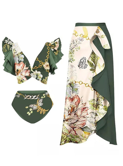 Selah Swimwear & Skirt Set - Fashion Pov
