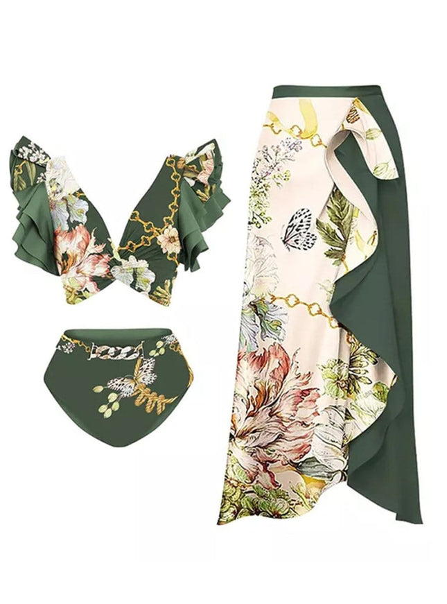 Selah Swimwear & Skirt Set - Fashion Pov