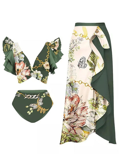 Selah Swimwear & Skirt Set - Fashion Pov