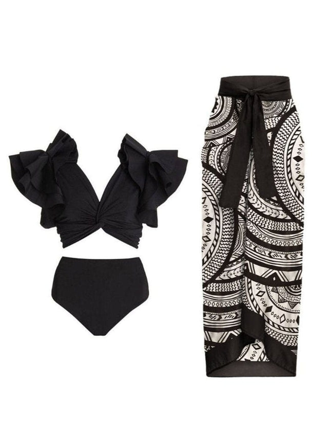 Selah Swimwear & Skirt Set - Fashion Pov