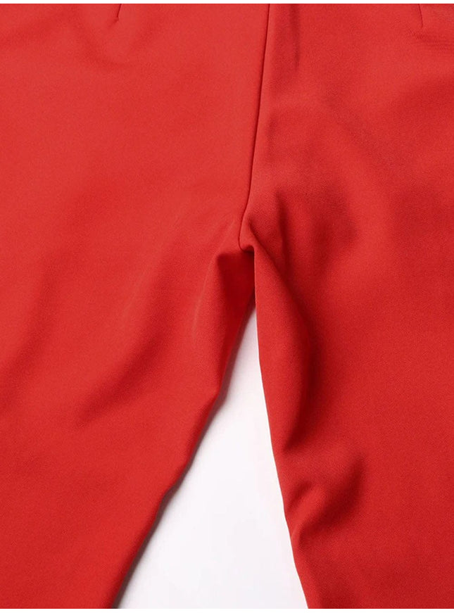 Selina Solid Casual Flare Pant - Fashion Pov