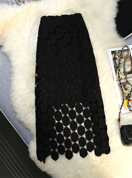 Shay Hollow Out Tassel Skirt - Fashion Pov