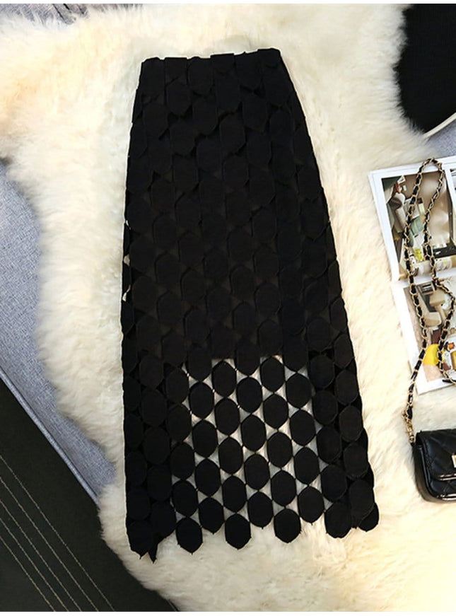 Shay Hollow Out Tassel Skirt - Fashion Pov